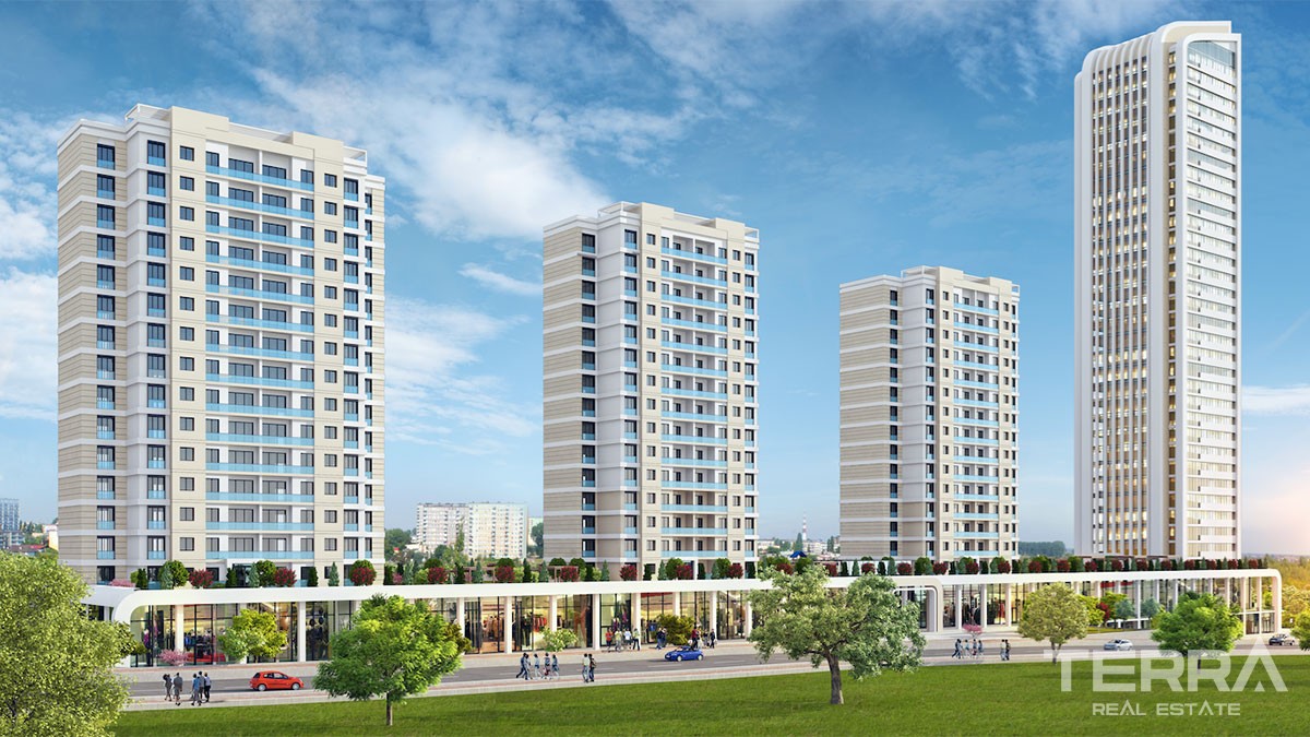 Geräumige Wohnungen zum Verkauf in Istanbul, Bahçesehir - 9081