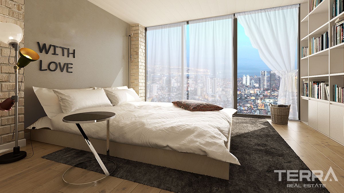 Luxuriöse Wohnungen zu Verkaufen in Istanbul Levent - 9174