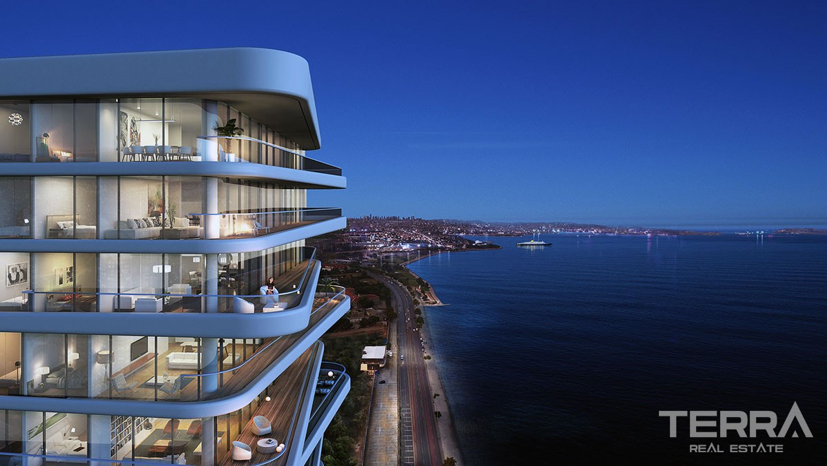 Sea front apartments for sale in Istanbul - 9270