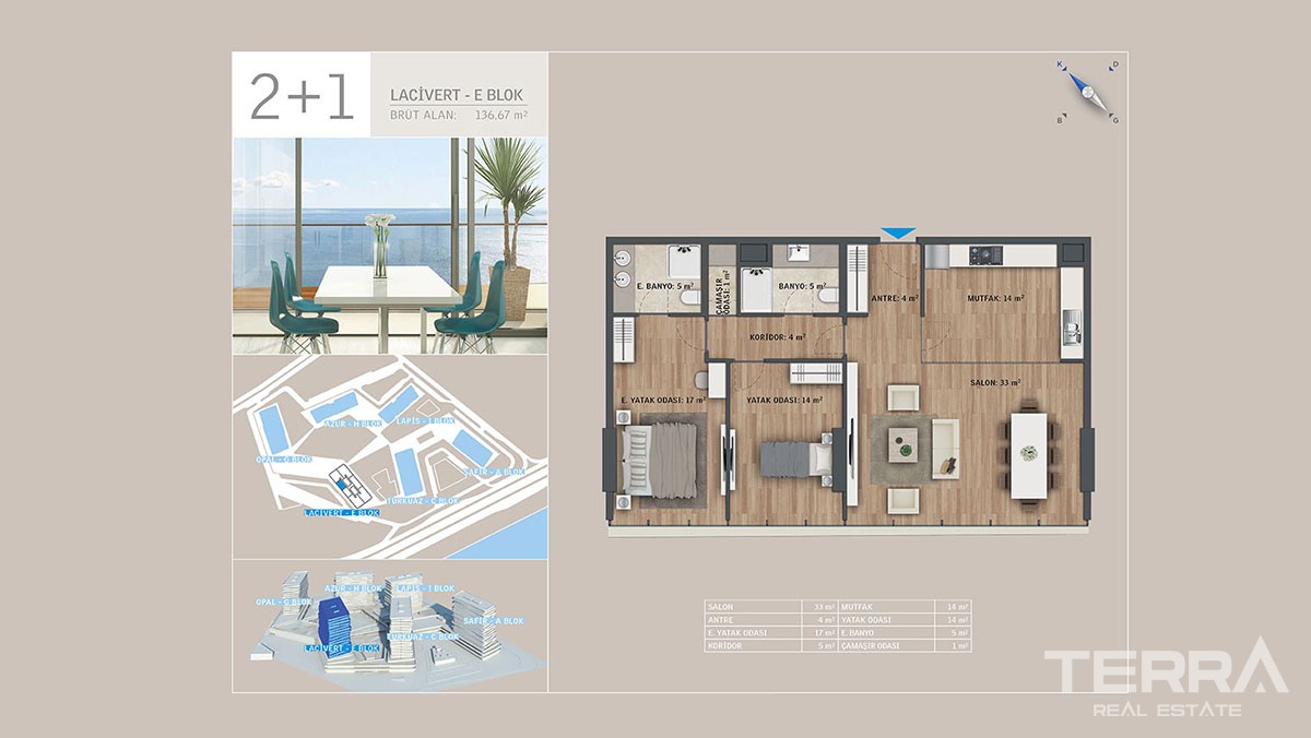 Sea front apartments for sale in Istanbul - 9275