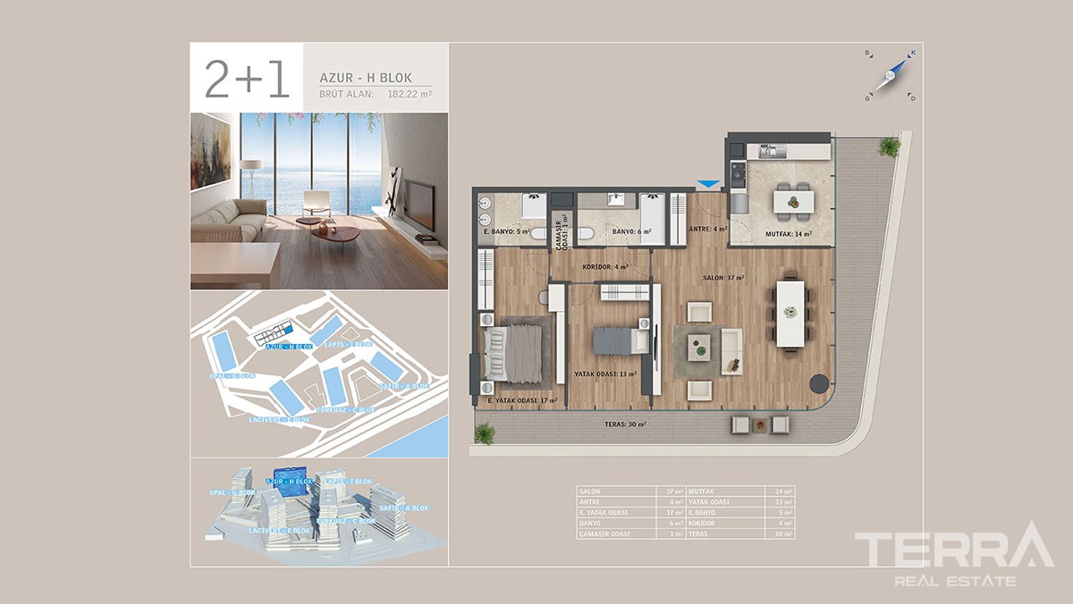 Sea front apartments for sale in Istanbul - 9278