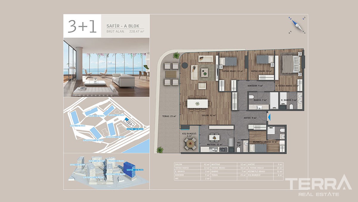 Sea front apartments for sale in Istanbul - 9282