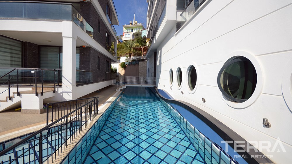 Monte Mare New Panoramic View Apartment for Sale in Alanya Bektaş - 9303
