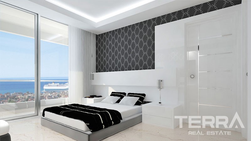Monte Mare New Panoramic View Apartment for Sale in Alanya Bektaş - 9309