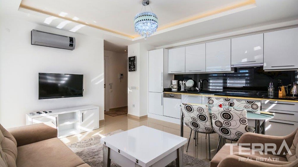 1 Schlafzimmerwohnungen zum Verkauf im Stadtzentrum von Alanya - 9354