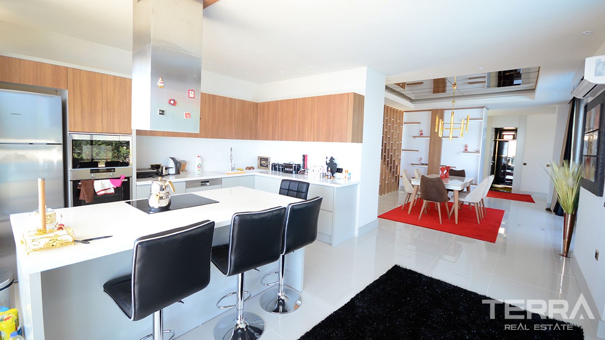 Villas for sale in Bektas, Alanya with pool & garage - 9554