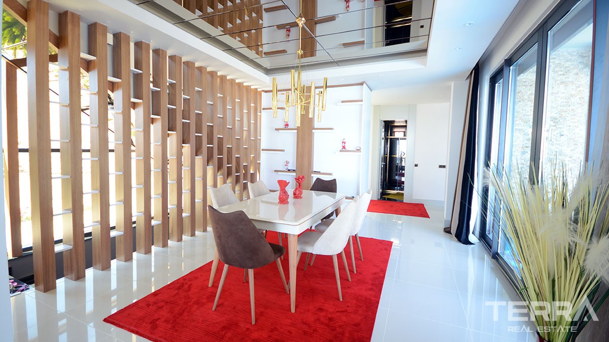 Villas for sale in Bektas, Alanya with pool & garage - 9557