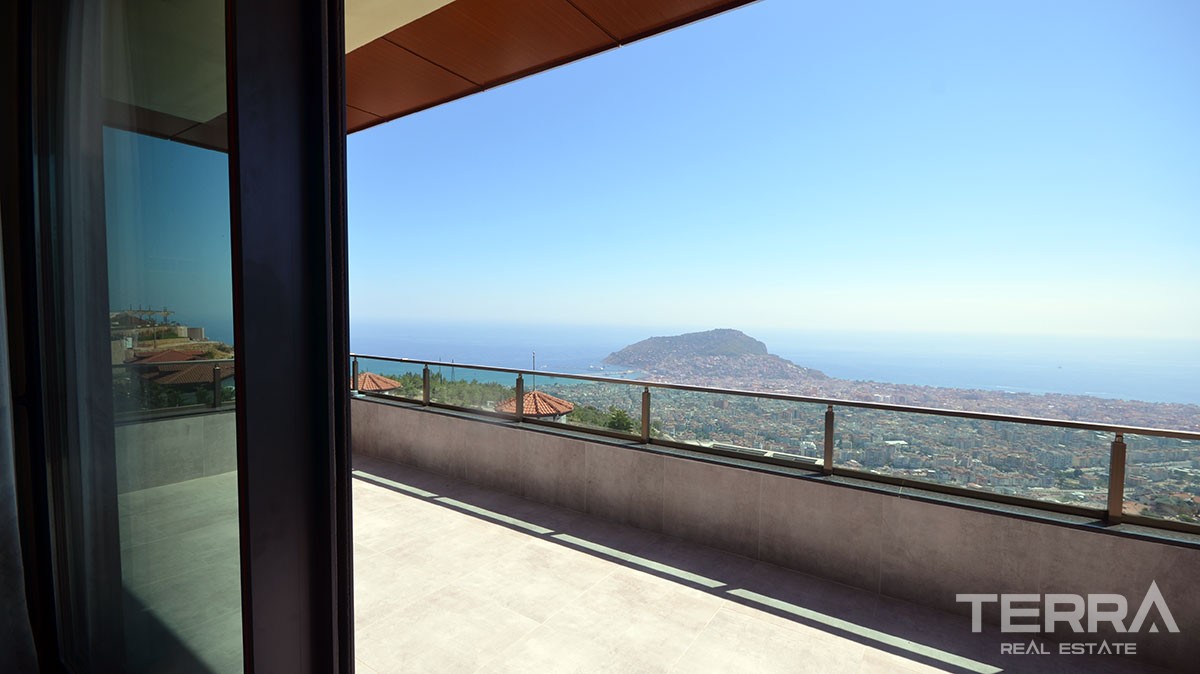 Villas for sale in Bektas, Alanya with pool & garage - 9561
