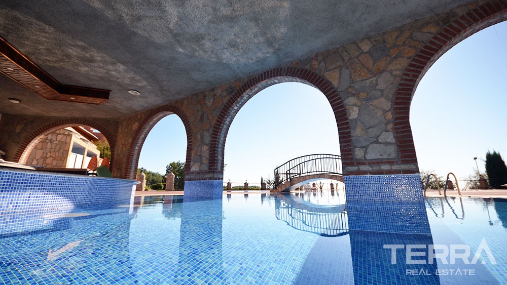 Villa zu verkaufen mit Panoramablick in Oba, Alanya - 9663