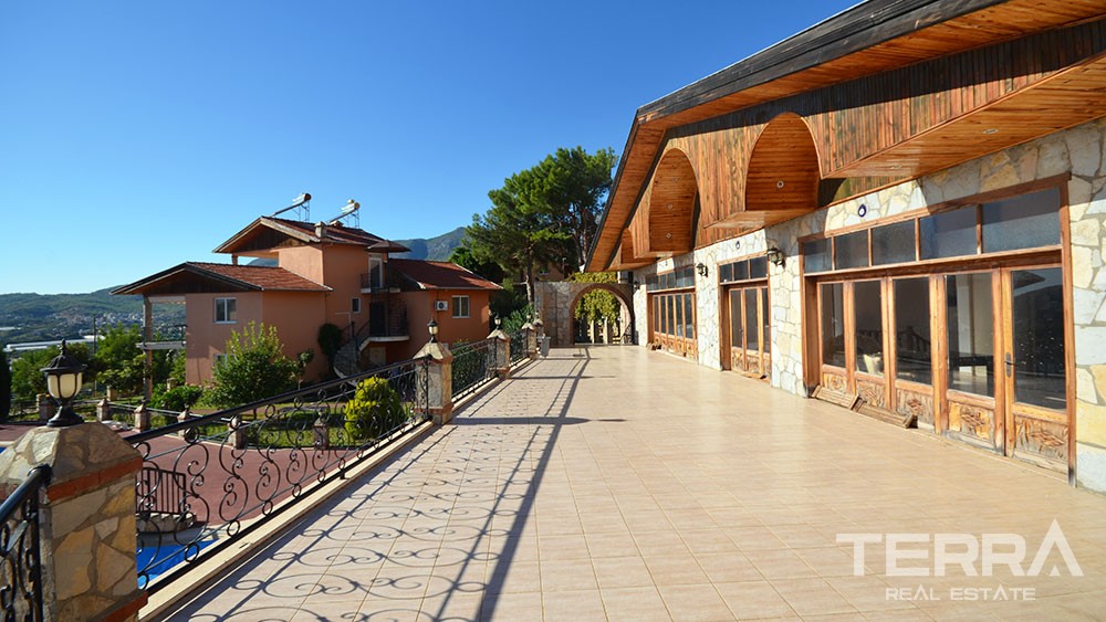 Villa zu verkaufen mit Panoramablick in Oba, Alanya - 9664