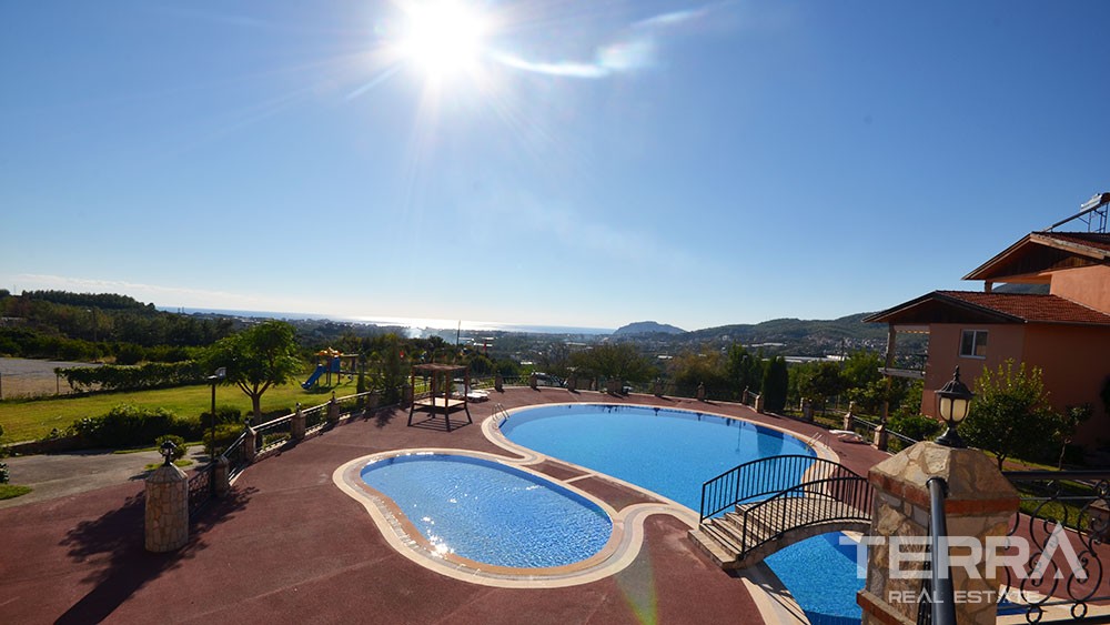 Villa zu verkaufen mit Panoramablick in Oba, Alanya - 9667