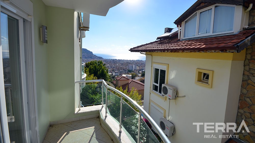 Sea view villa for sale in Alanya City with private pool - 9952