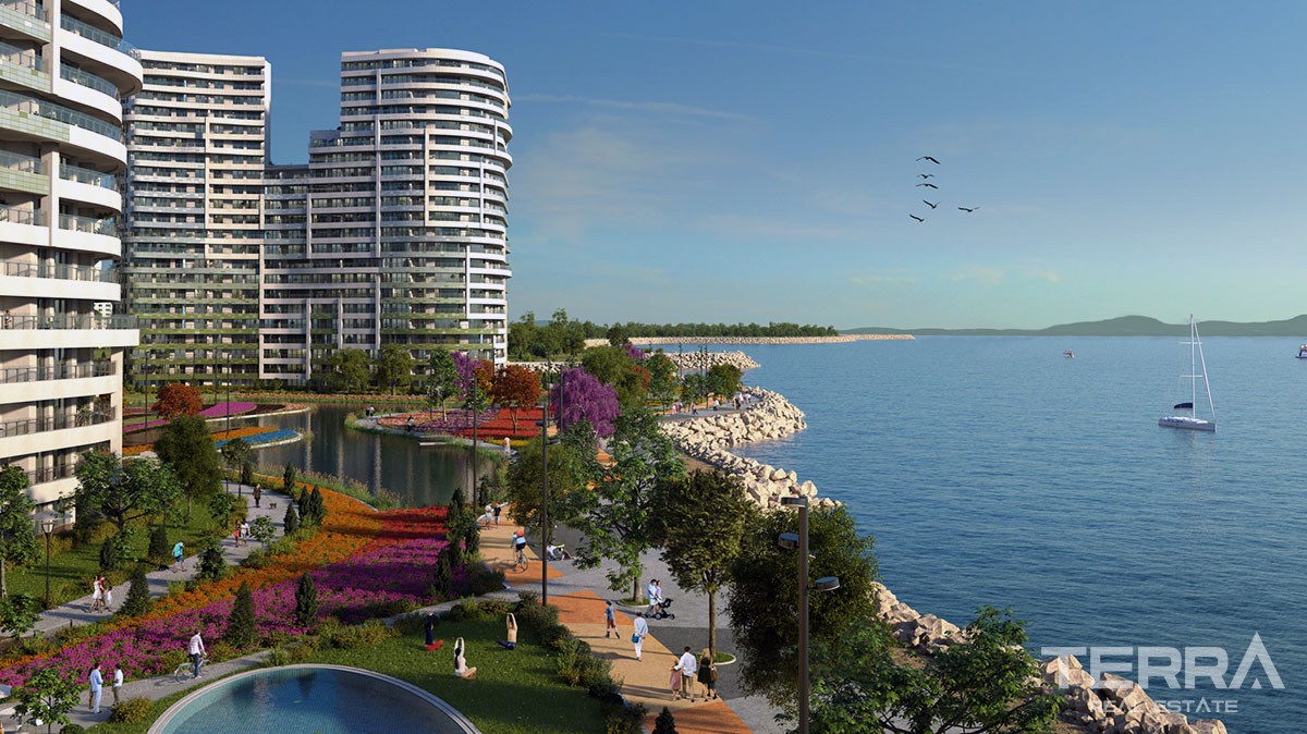 Exclusive seafront apartments in Istanbul for sale - 10000