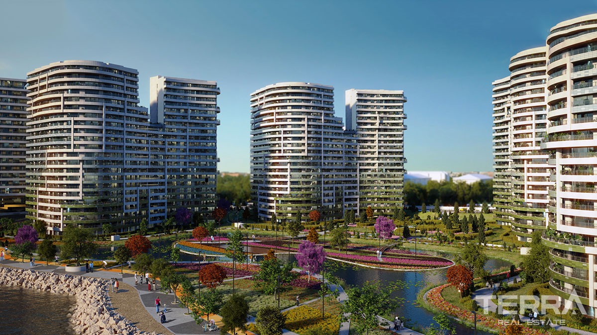 Exclusive seafront apartments in Istanbul for sale - 10001