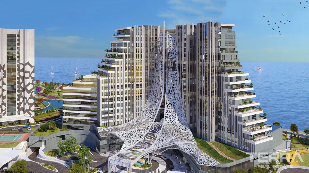 Exclusive seafront apartments in Istanbul for sale - 10008