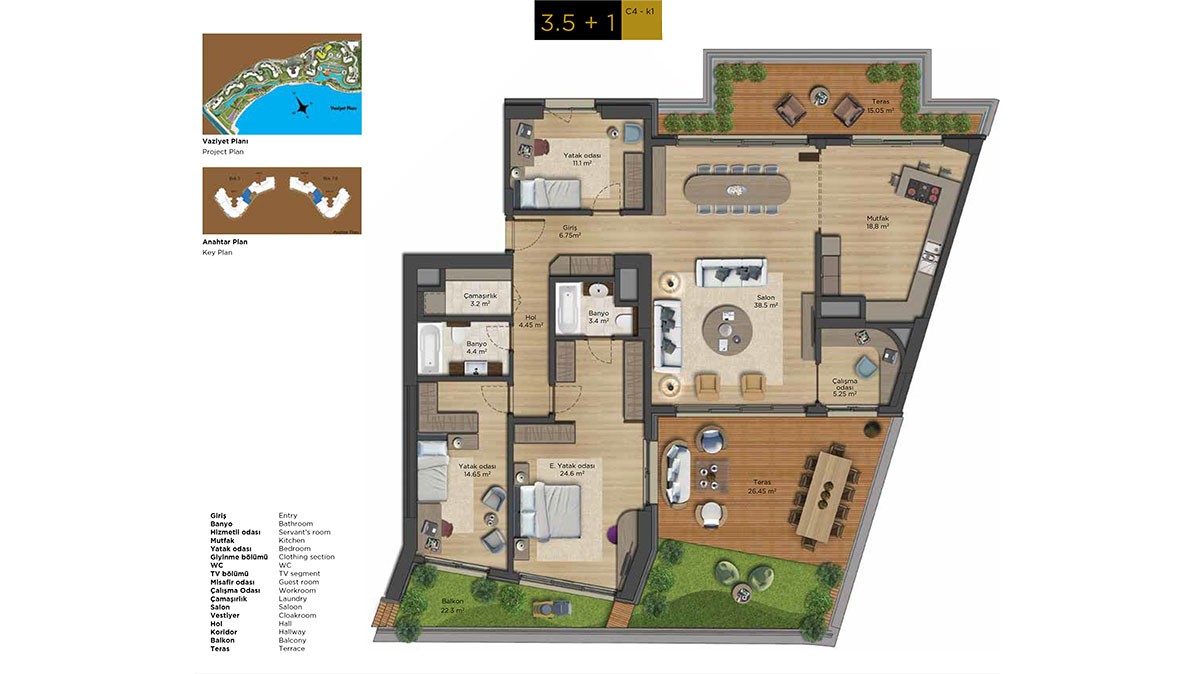Exclusive seafront apartments in Istanbul for sale - 10011
