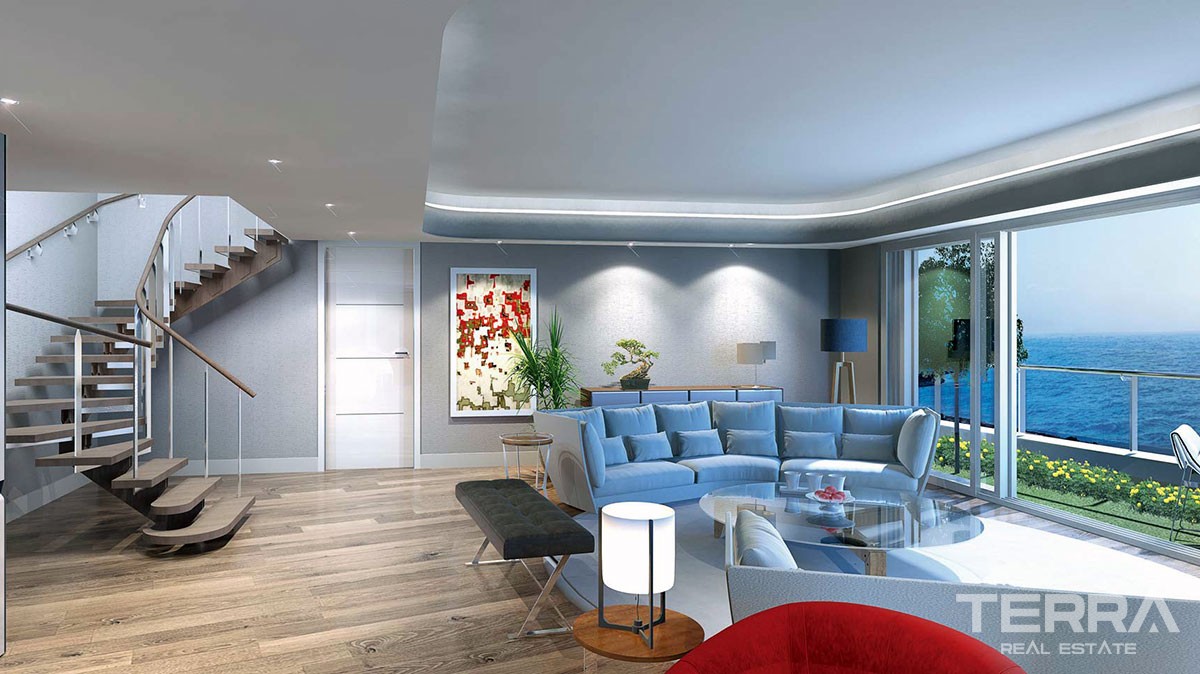 Exclusive seafront apartments in Istanbul for sale - 10019