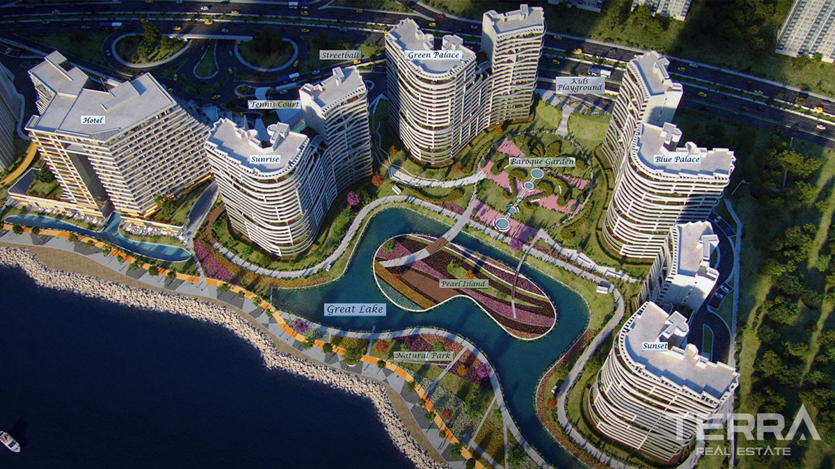 Exclusive seafront apartments in Istanbul for sale - 10023