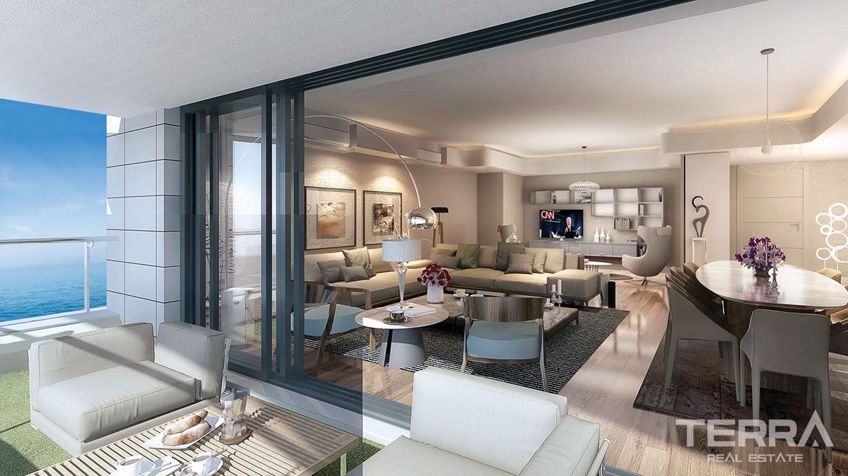 Exclusive seafront apartments in Istanbul for sale - 10028