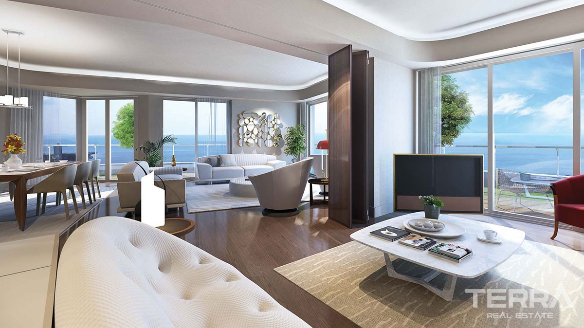 Exclusive seafront apartments in Istanbul for sale - 10035