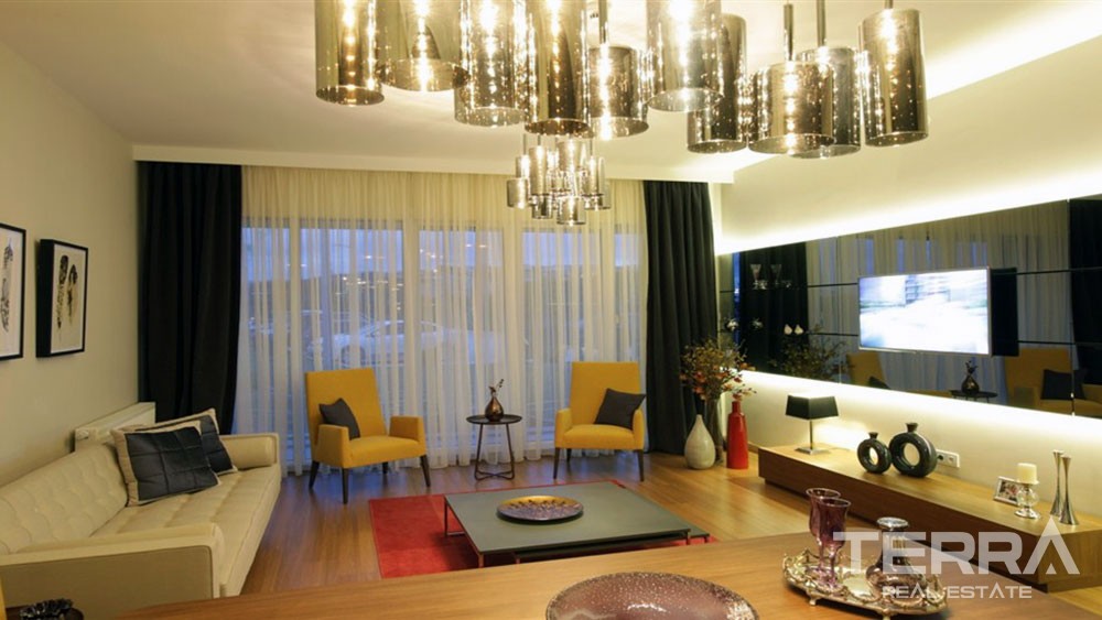 Wohnungen in Istanbul Bahçeşehir mit Seeblick - 10070