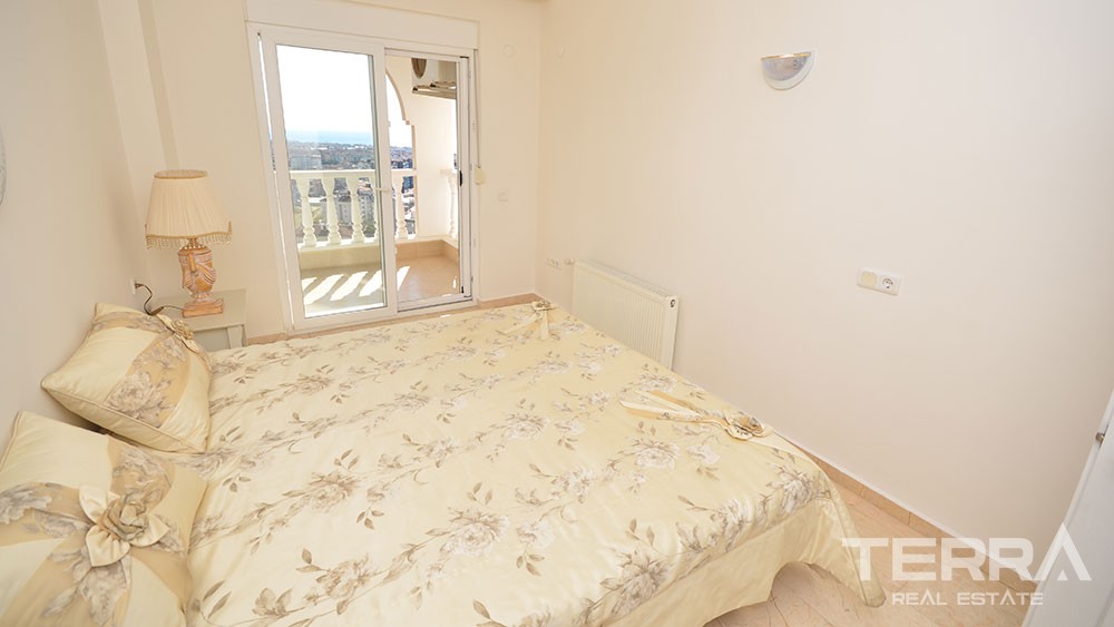 Sea view penthouse for sale in Cikcilli, Alanya - 10119
