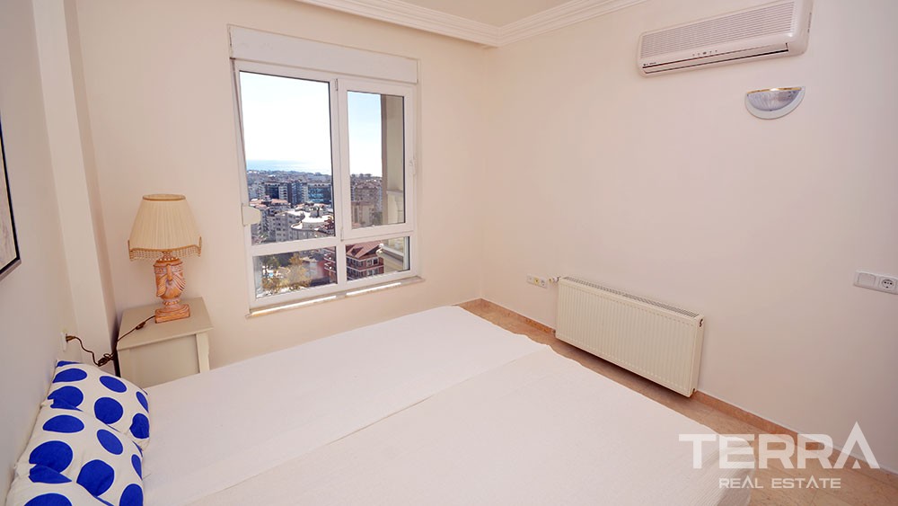 Sea view penthouse for sale in Cikcilli, Alanya - 10122