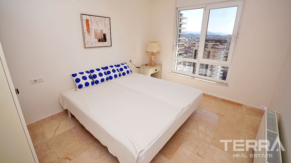 Sea view penthouse for sale in Cikcilli, Alanya - 10123
