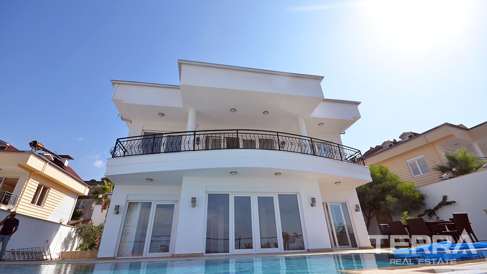 Sea View Detached House With Private Pool in Alanya Kargıcak - 10147
