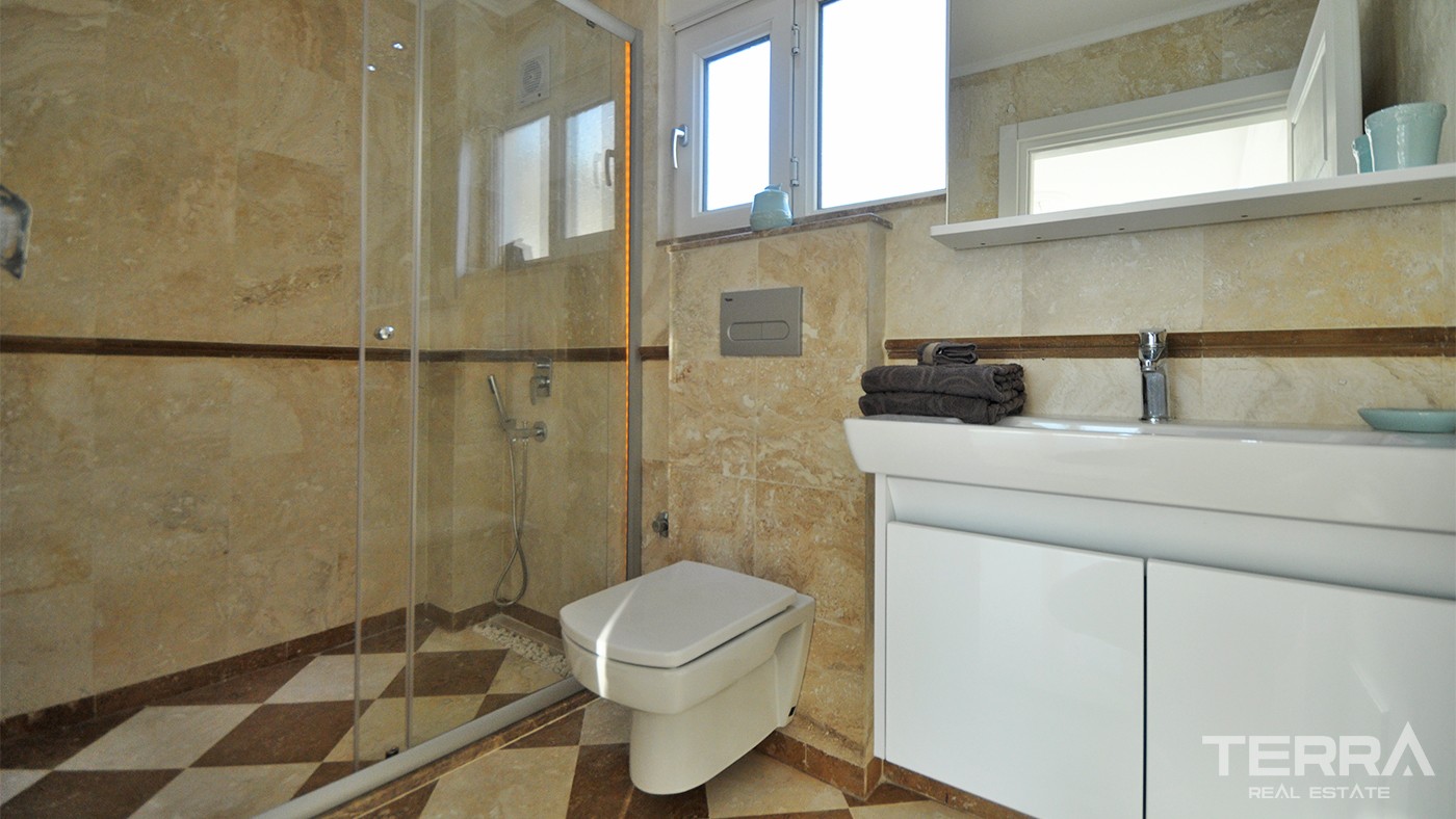 Sea View Detached House With Private Pool in Alanya Kargıcak - 33832