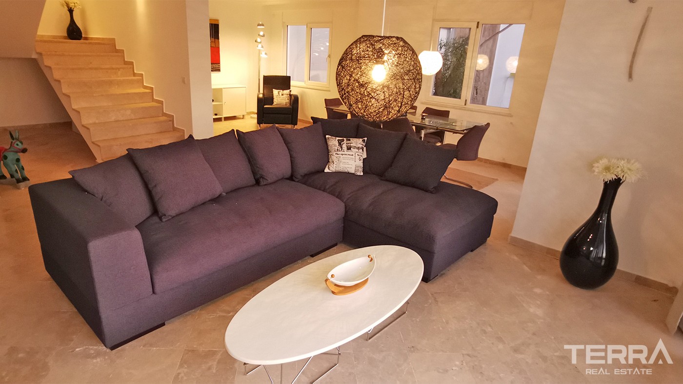 Sea View Detached House With Private Pool in Alanya Kargıcak - 33834