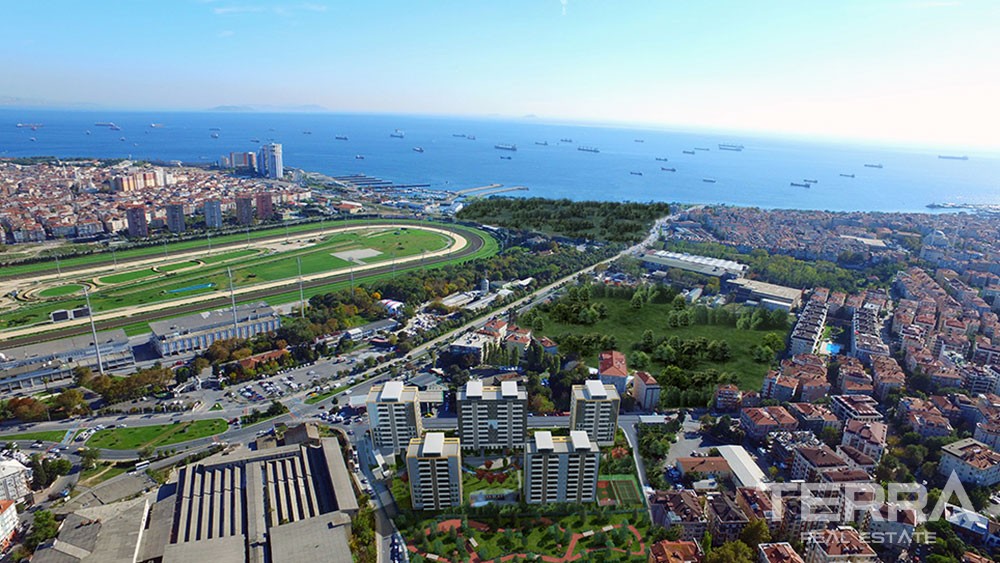 Sea view apartments for sale in central Istanbul Bakırköy - 10373