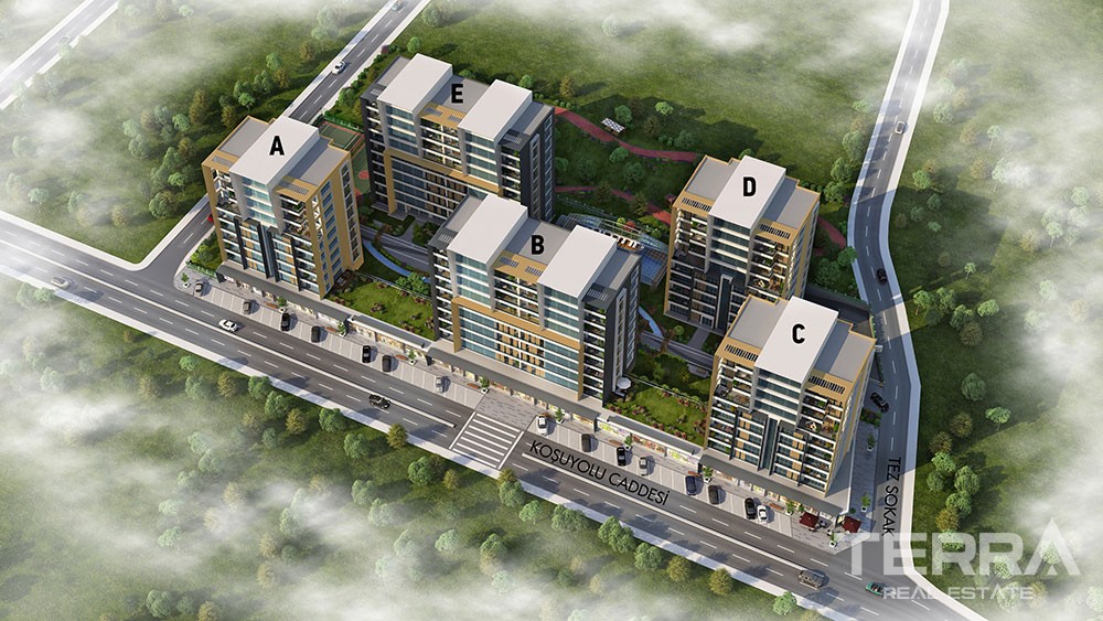 Sea view apartments for sale in central Istanbul Bakırköy - 10375