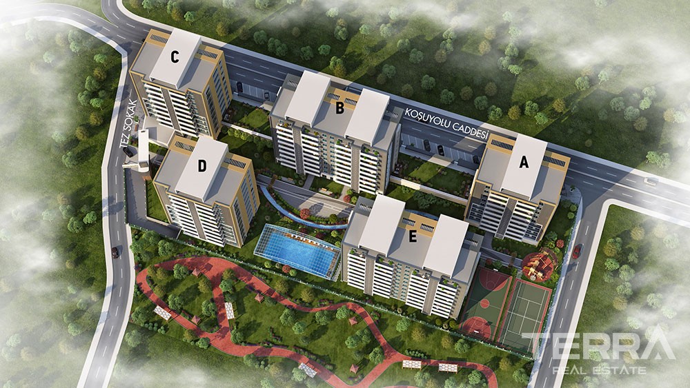 Sea view apartments for sale in central Istanbul Bakırköy - 10377