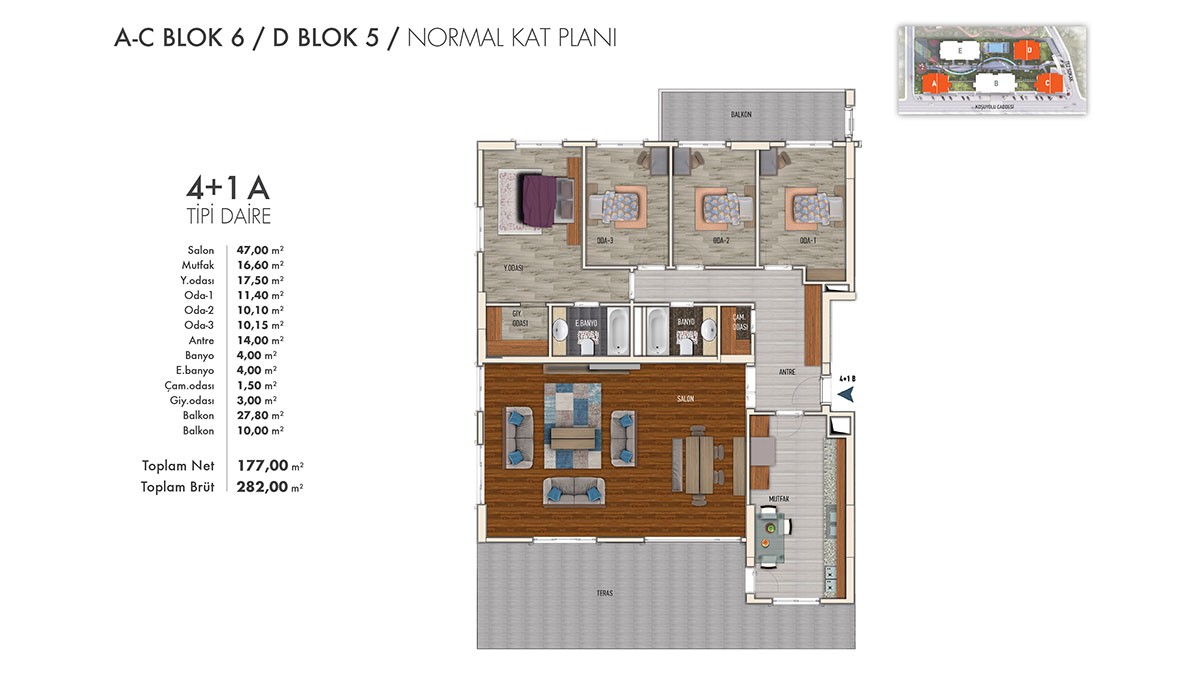 Sea view apartments for sale in central Istanbul Bakırköy - 10400
