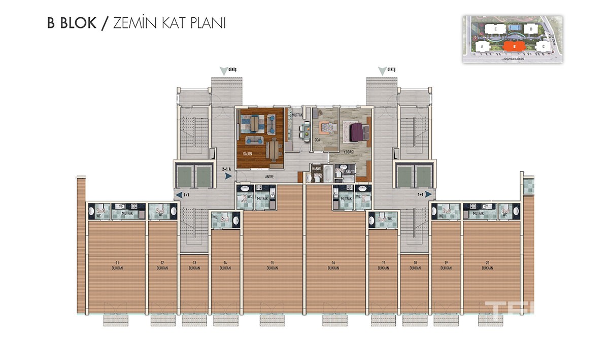 Sea view apartments for sale in central Istanbul Bakırköy - 10402