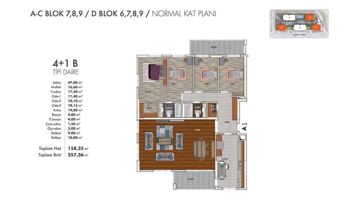 Sea view apartments for sale in central Istanbul Bakırköy - 10404