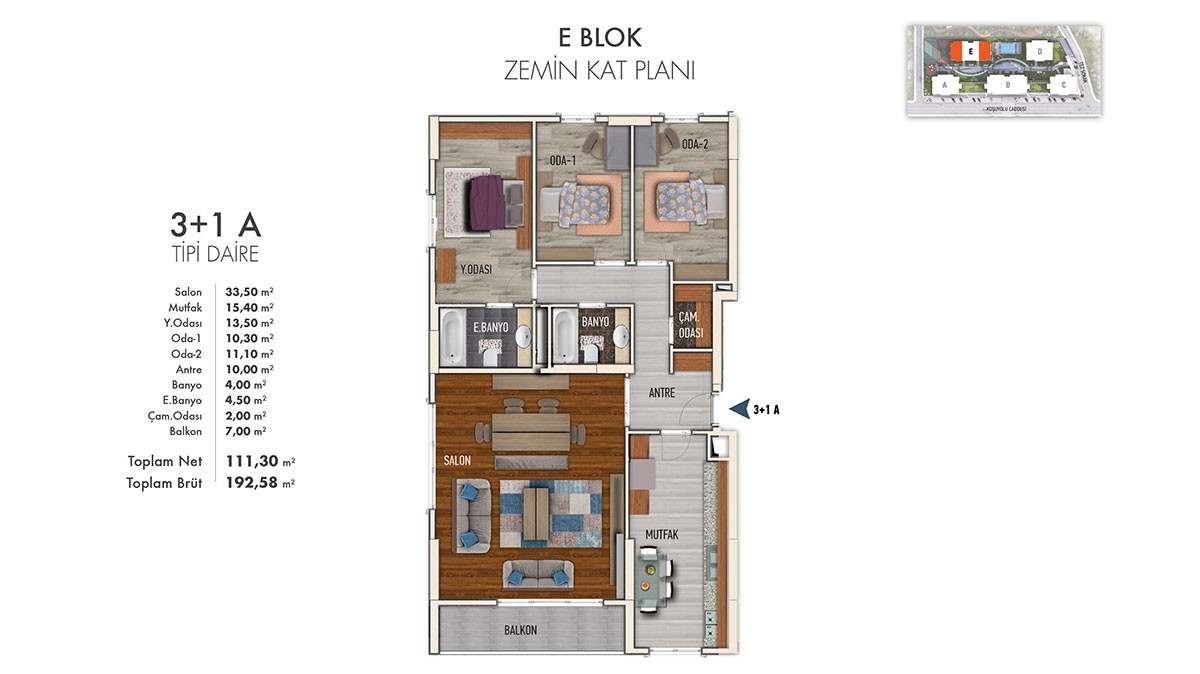 Sea view apartments for sale in central Istanbul Bakırköy - 10408