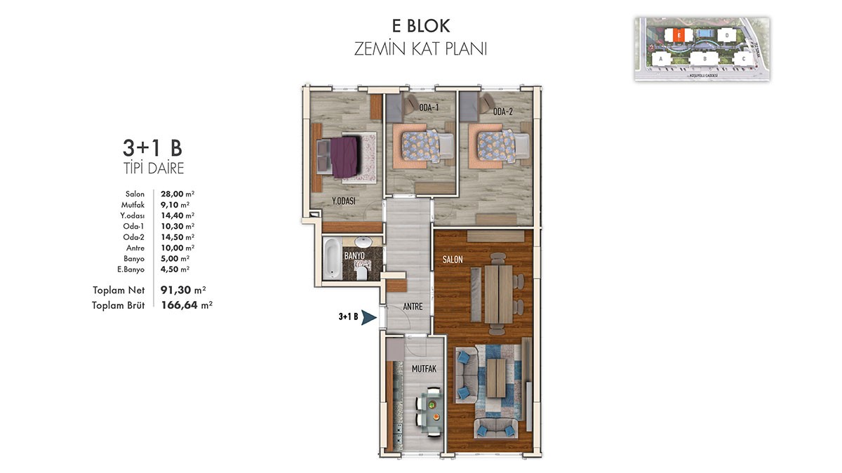 Sea view apartments for sale in central Istanbul Bakırköy - 10410