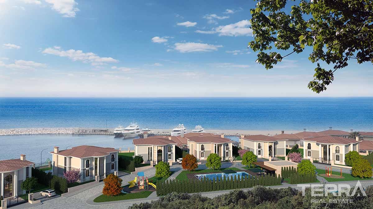Villas for Sale with Private Marina in Istanbul Beylikdüzü - 10561