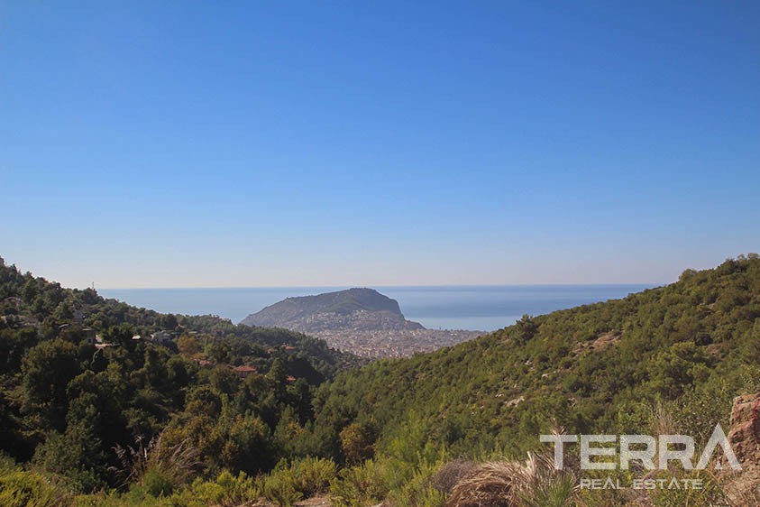 Atemberaubende Villa mit endlosem Blick auf das Mittelmeer und Alanya - 10839