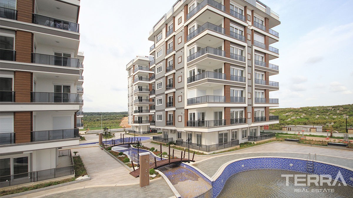 Apartments mit wunderschönem Stadt- und Meerblick in Antalya Kepez - 10886