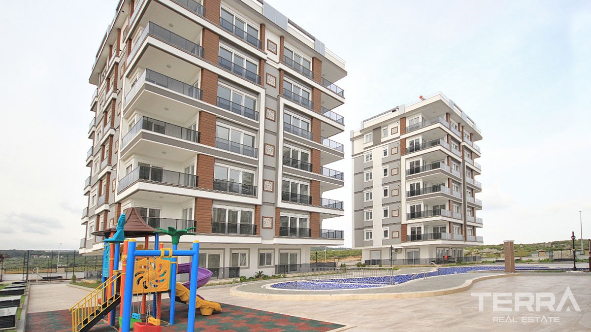 Apartments mit wunderschönem Stadt- und Meerblick in Antalya Kepez - 10887