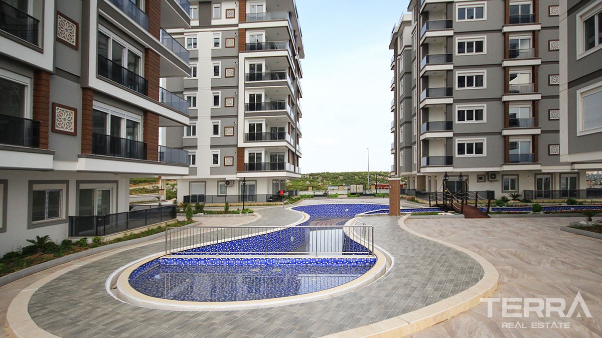 Apartments mit wunderschönem Stadt- und Meerblick in Antalya Kepez - 10889