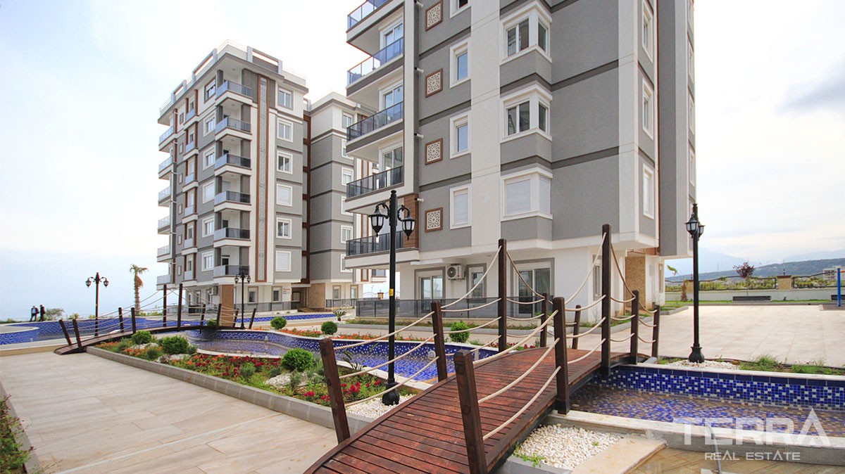 Apartments mit wunderschönem Stadt- und Meerblick in Antalya Kepez - 10895