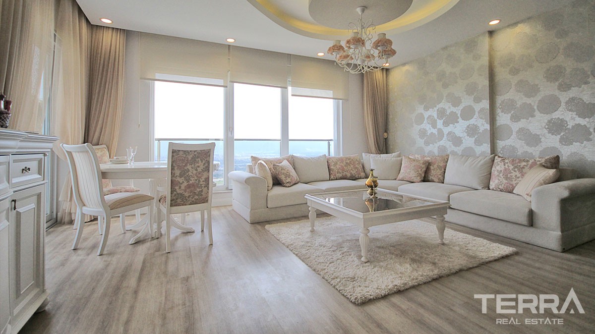 Apartments mit wunderschönem Stadt- und Meerblick in Antalya Kepez - 10902