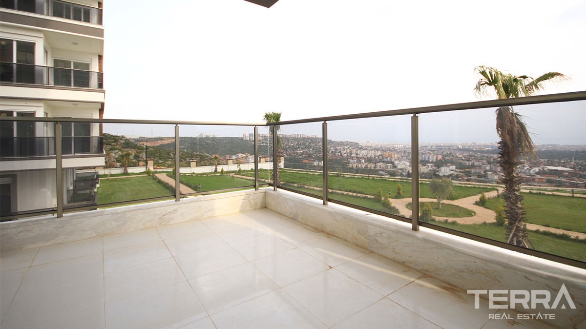 Apartments mit wunderschönem Stadt- und Meerblick in Antalya Kepez - 10925
