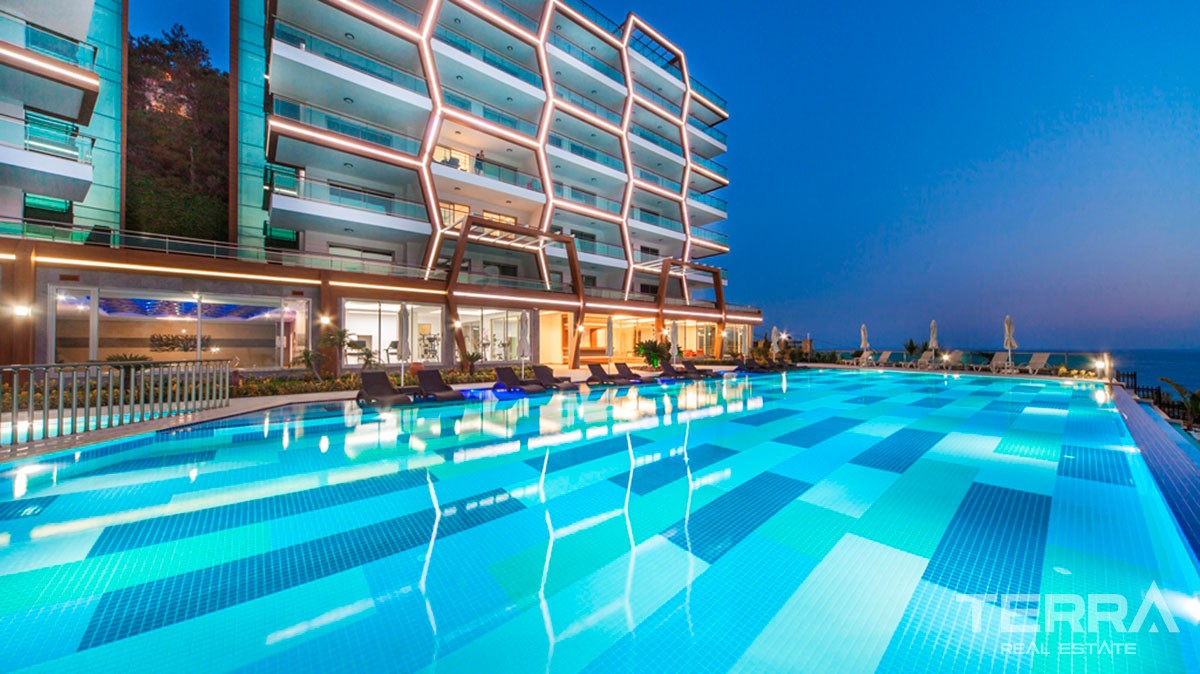 Sea view Apartments for sale in Alanya Kargıcak