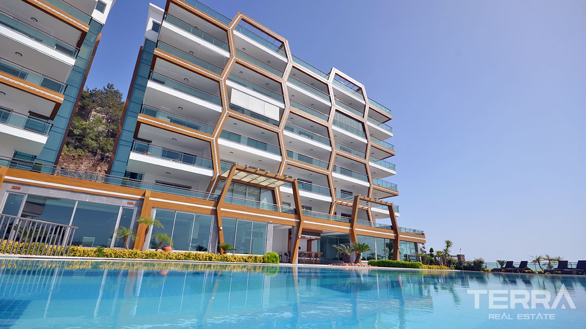 Sea view Apartments for sale in Alanya Kargıcak - 12778