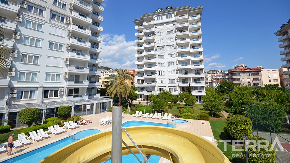 Möblierte 1+1 Wohnung zu verkaufen in Alanya Cikcilli - 11141